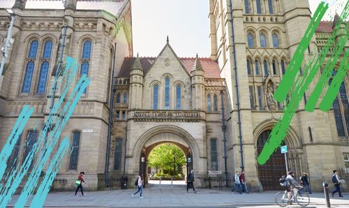 The famous University of Manchester Arch
