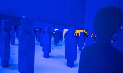 Khaled Hourani, The Blue Figure (2017). c. The Artist