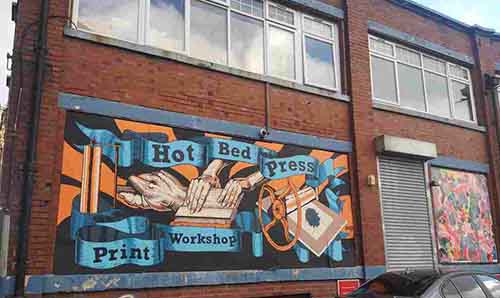 The Hot Bed Press Print Workshop artwork