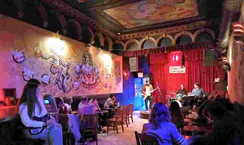 Music being performed in a Toronto bar